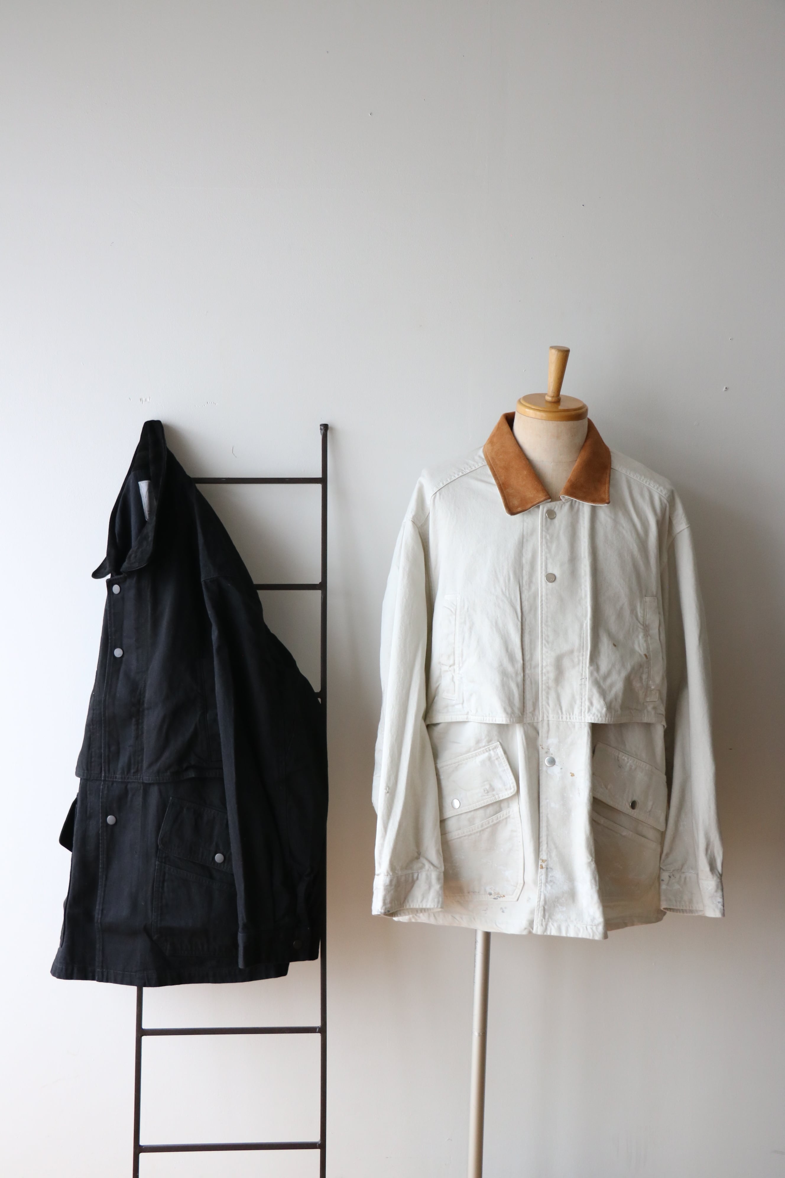 Ancellm -AGING DENIM HALF JACKET- / ANC-JK99-B / アンセルム