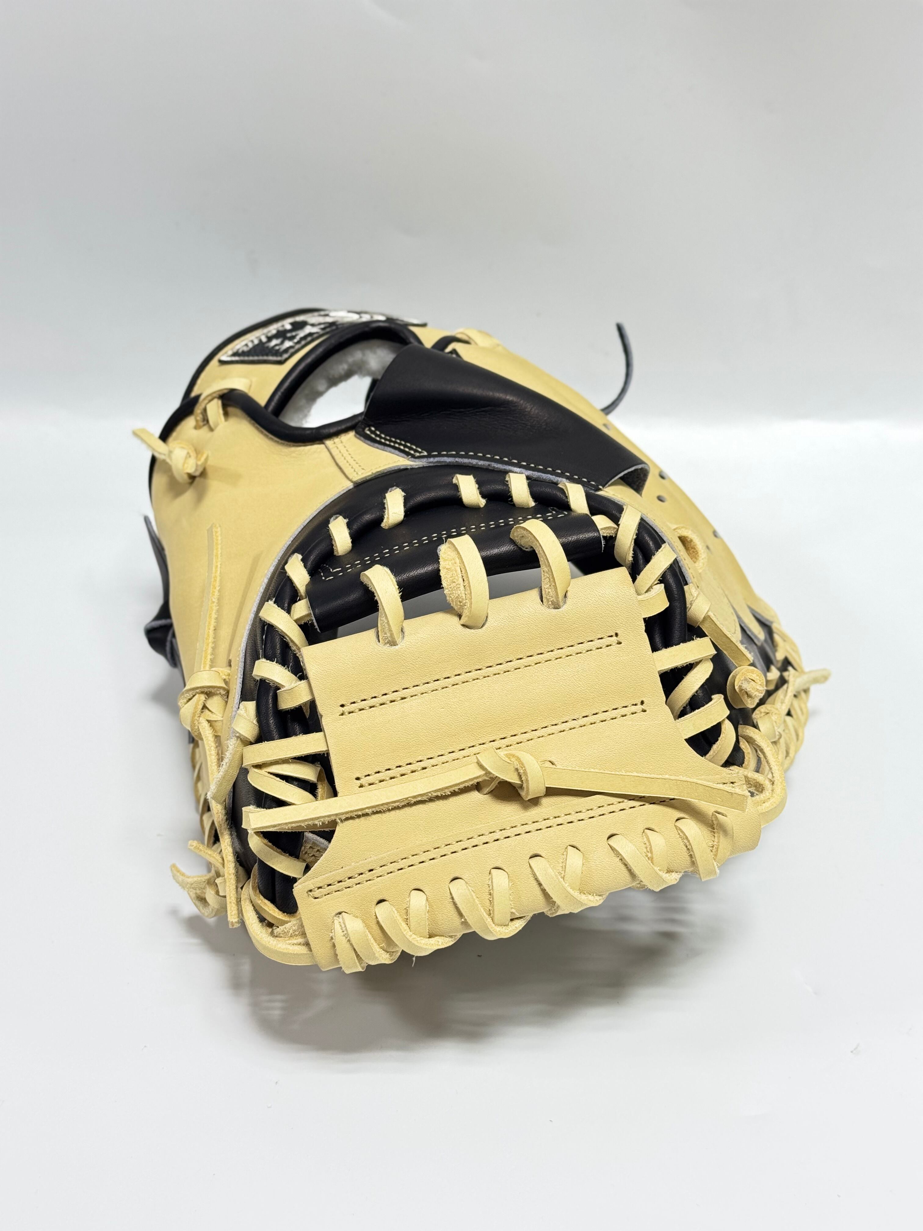 helmｰヘルム 軟式仕様ミット 限定キャッチャーミット Nブラック