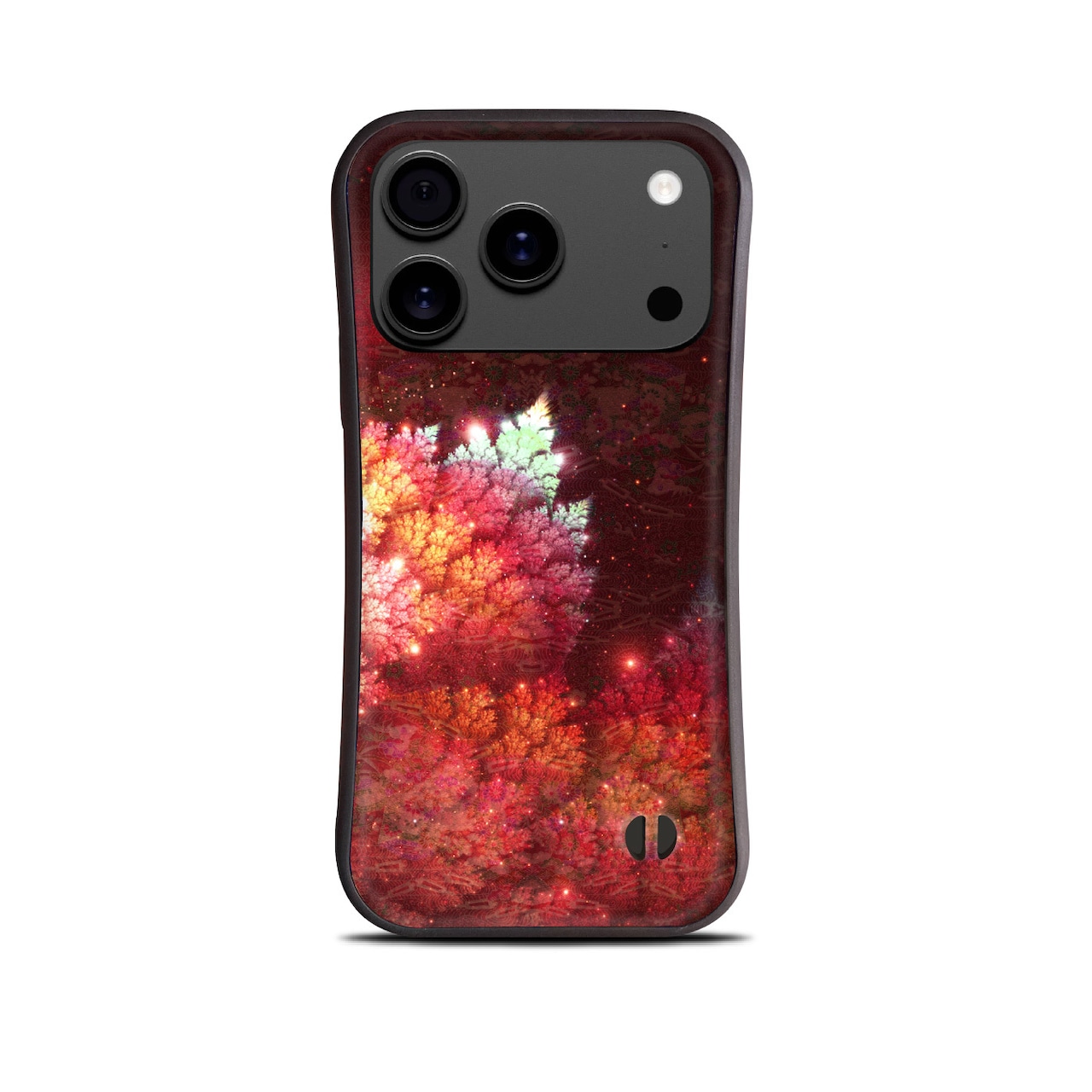 緋森 - 和風 耐衝撃グリップ iPhoneケース