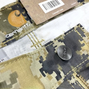 【新品】CARHARTT Mosby Work Cargo Short カーハート ワークショーツ カーゴショーツ ショートパンツ デジタルカモフラージュ 迷彩柄【SPT-CAHT-006】