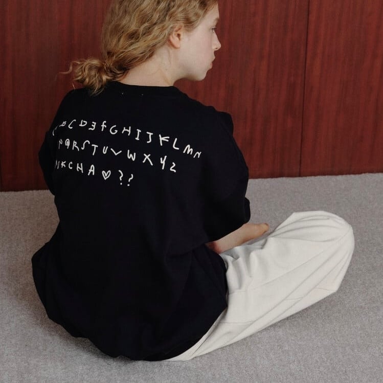 NOKCHA × MOMO 】alphabet sweat pullover(unisex) | valance 福井