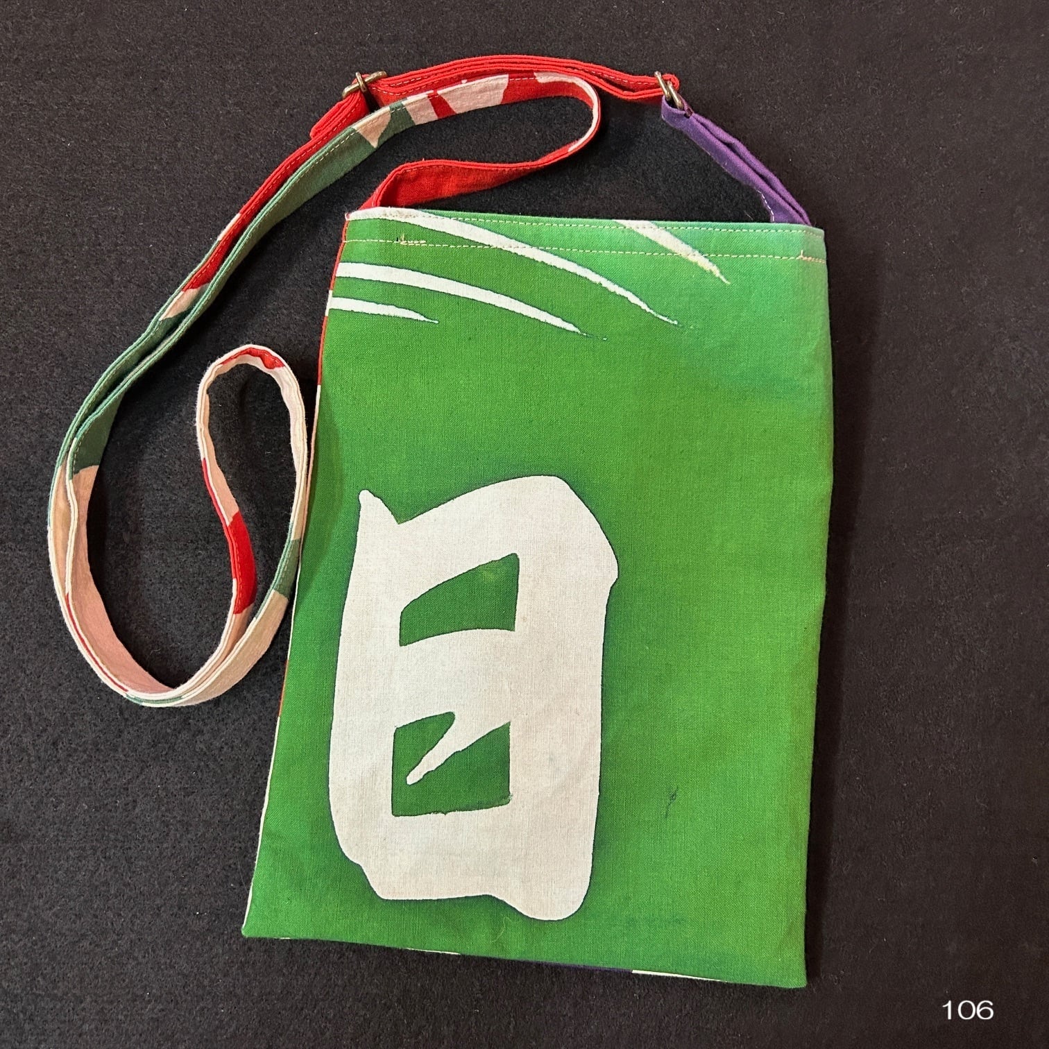 大漁旗 サコッシュB うみはくオリジナル | 海の博物館ミュージアムショップ