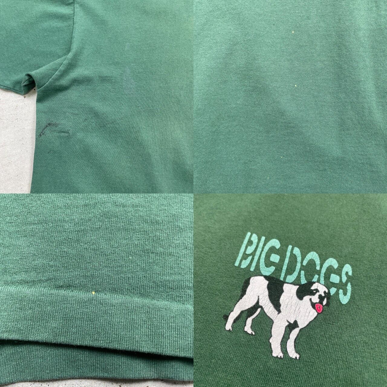 90年代 USA製 BIG DOGS ビッグドッグス アニマル プリントTシャツ