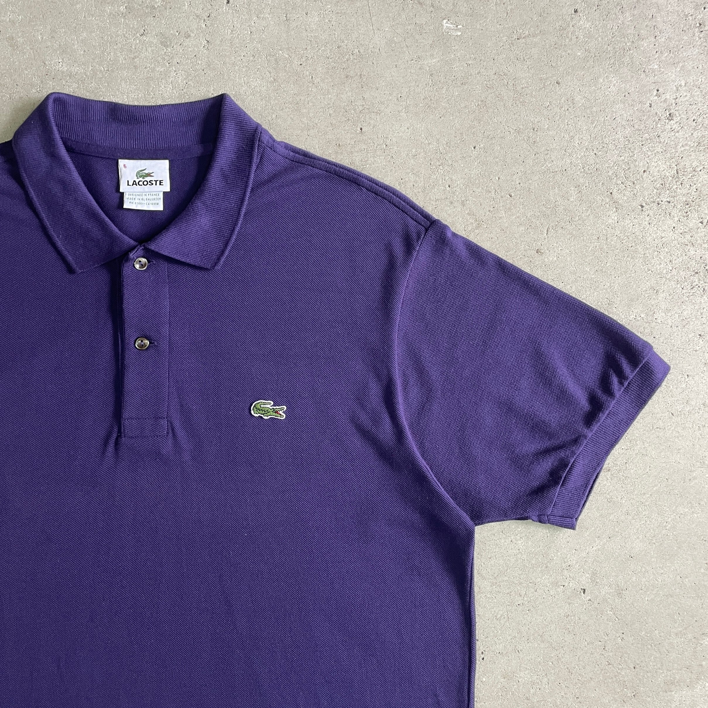 LACOSTE フレンチラコステ 鹿の子 ポロシャツ メンズXL相当 古着 ワン 