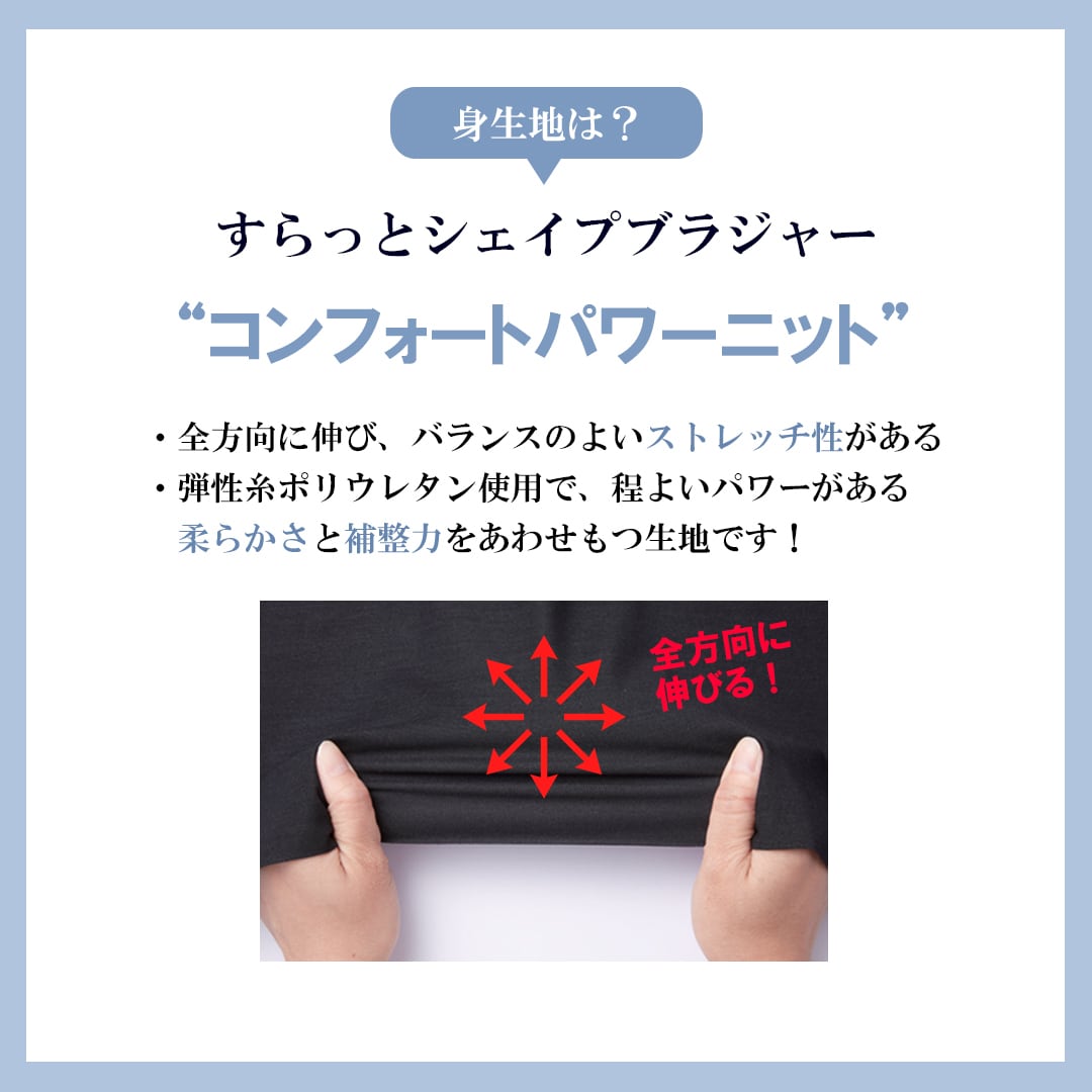 美乳♡育乳♡ Be-fit 光電子 すらっとシェイプ ブラジャー エルローズ