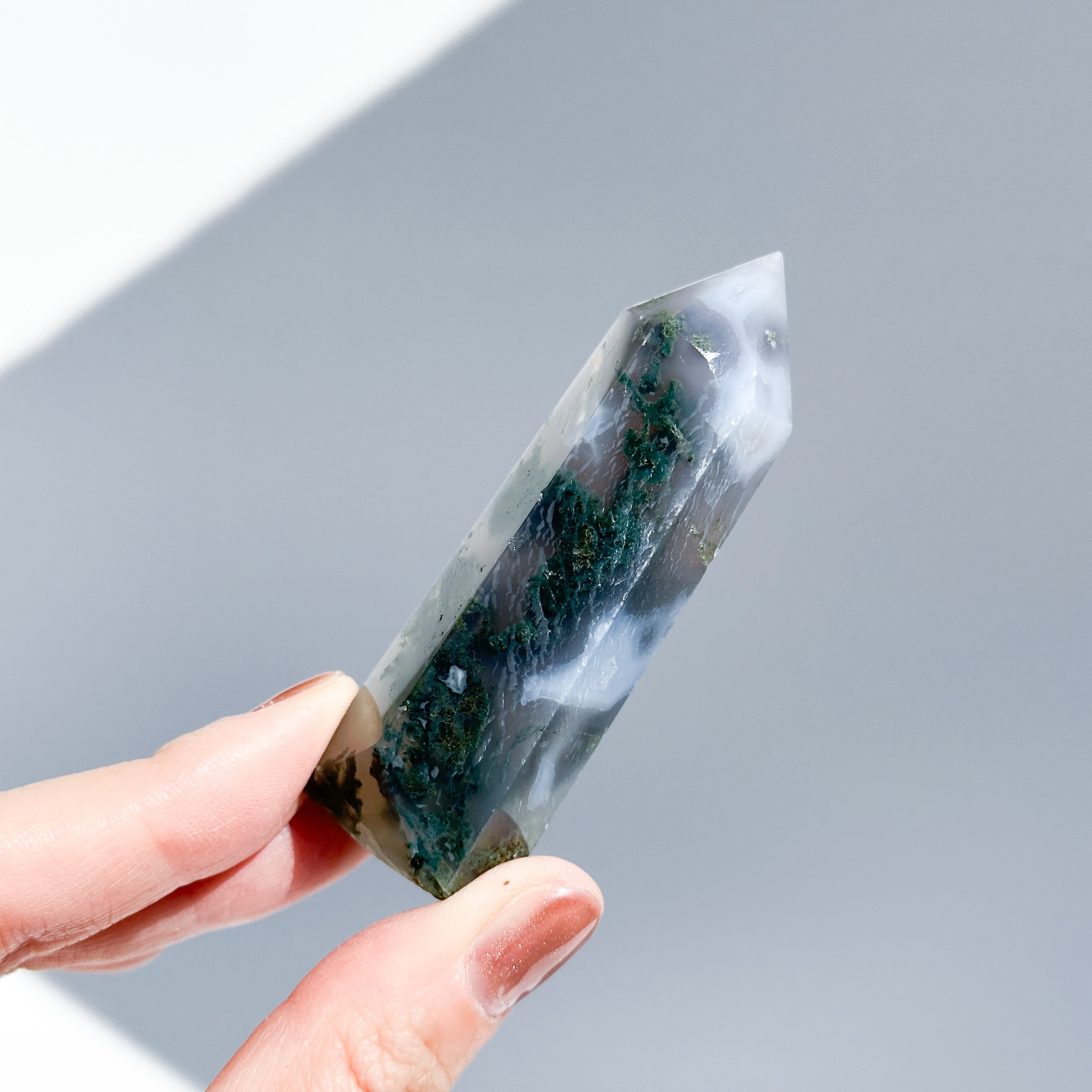 モスアゲート タワー93◇ Moss Agate ◇天然石・鉱物・パワーストーン