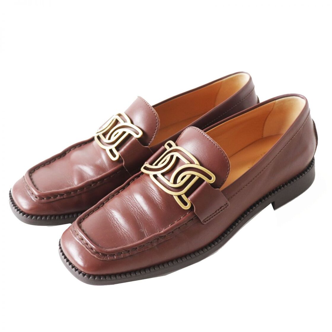 美品◎TOD'S トッズ Gommino ゴンミーニ レディース レザー 