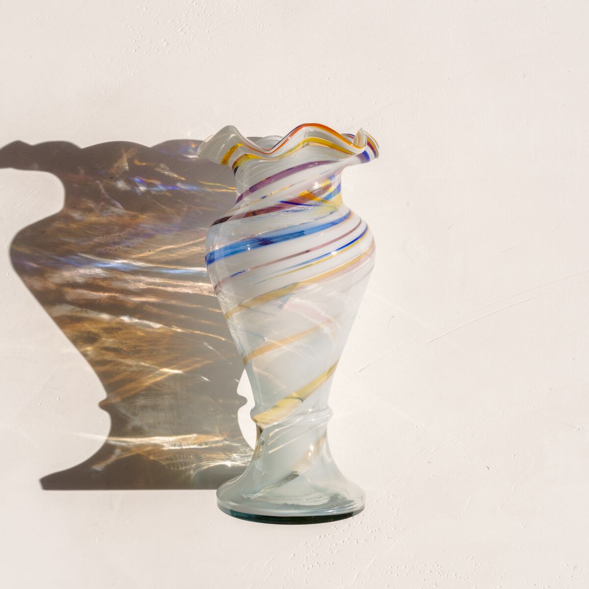 Marble Frill Vase