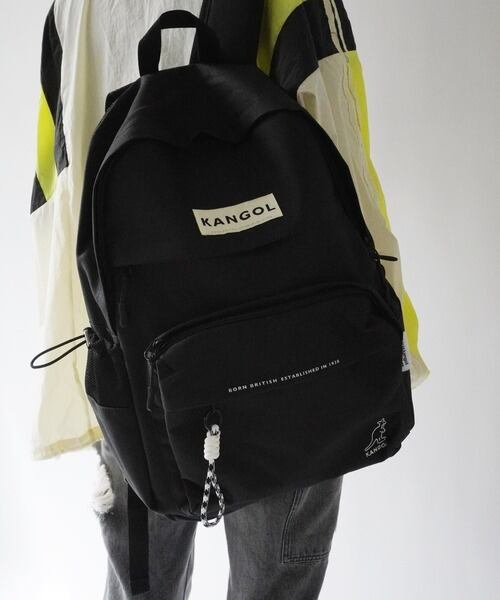 KANGOL (カンゴール) スタンダード リュック バックパック ブラック KGSA-BG00281