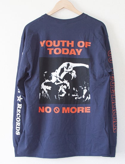 【YOUTH OF TODAY】No More Long Sleeve (Navy) | NM Merch powered by BASE