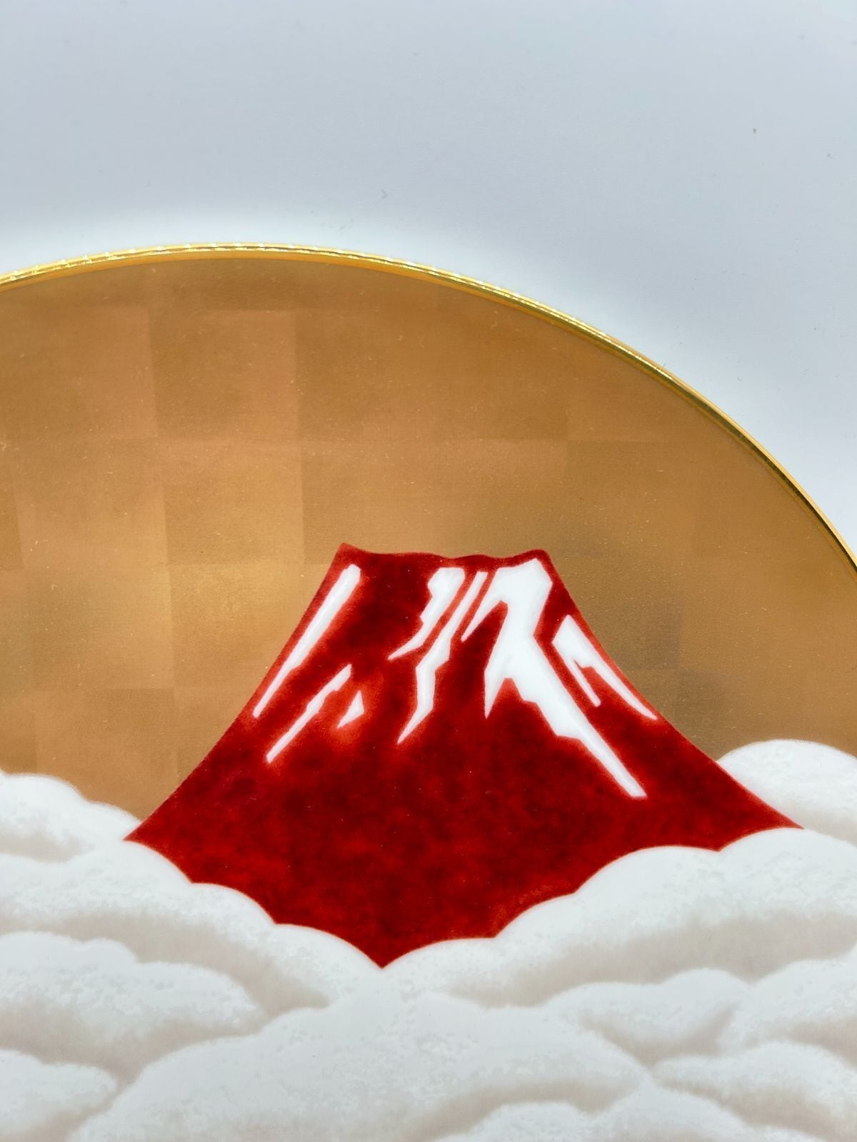 インテリア】ノリタケ 富士山 27cm額皿 | 若林陶器