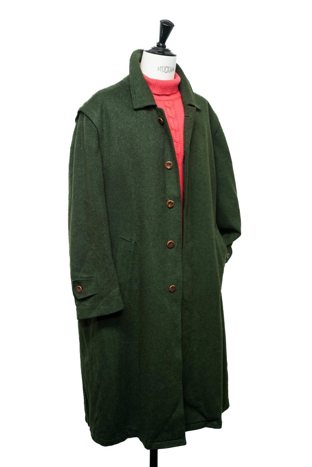 80s “SALKO” Loden Coat – Loden Green