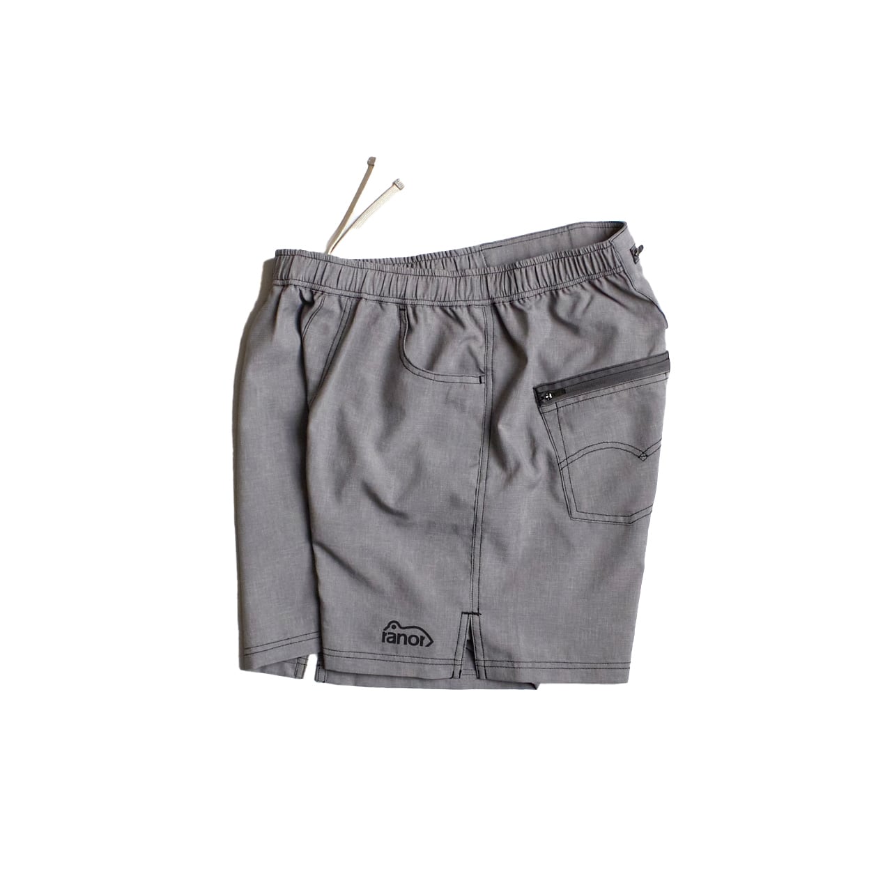 ranor（ラナー）STITCHWORK MIDDLE SHORTS - GRAY メンズレディース