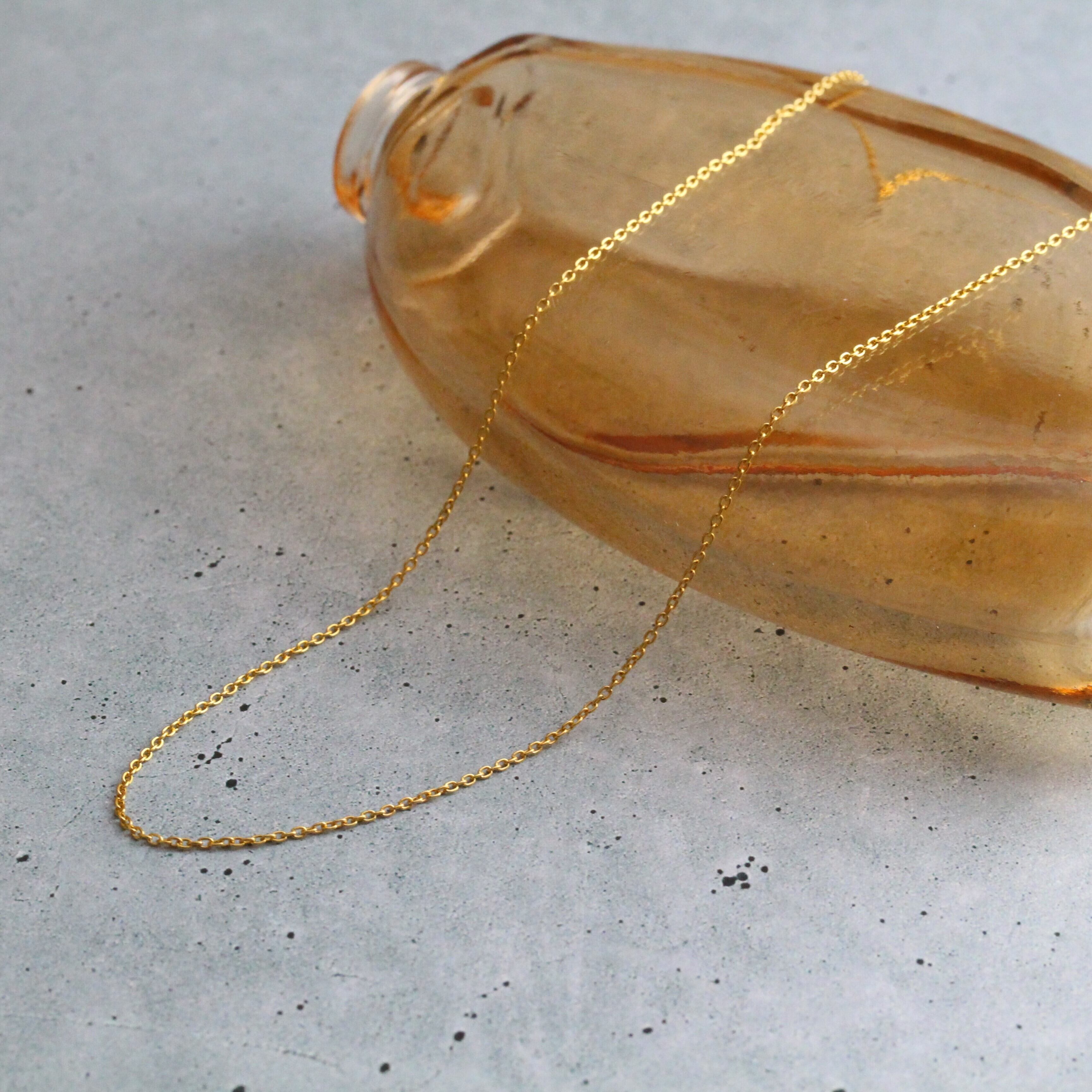 K14GFチェーンネックレス 55cm〈ナチュレ〉 No.97 | スキンジュエリー