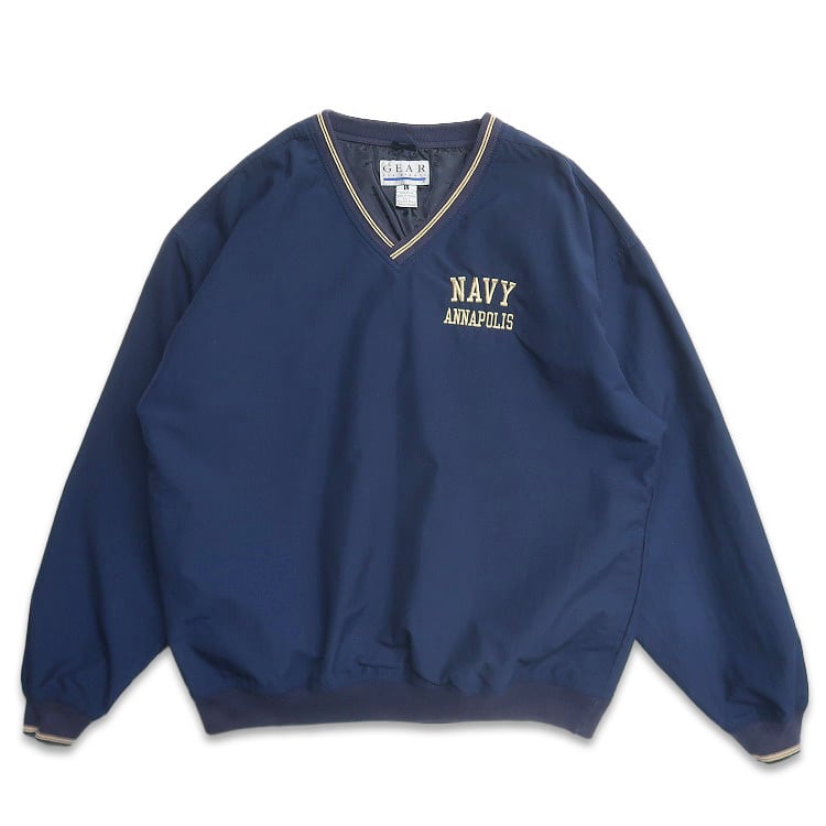 古着 チャンピオン Champion Vネック ナイロンジャケット ウォーム