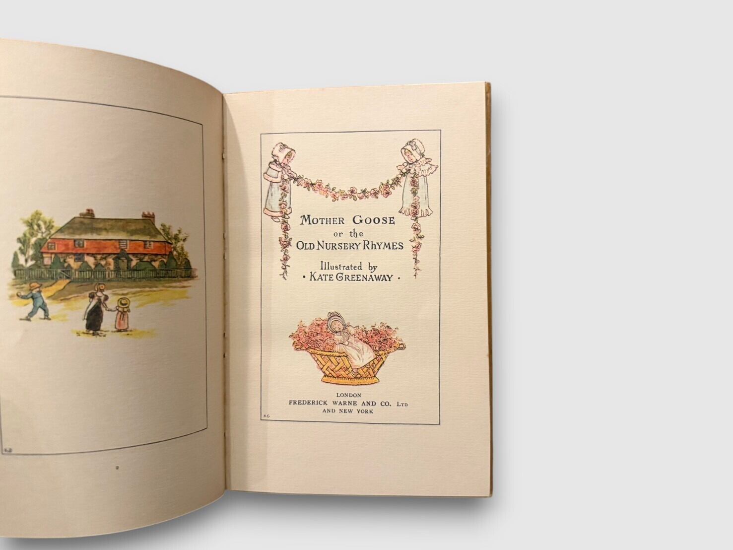 SC184】Mother Goose: Or The Old Nursery Rhymes, Illustrated by