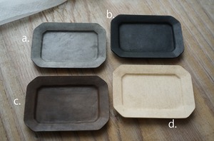 太田 一永  作品  / 鹿革のトレーヨコ（小）無地