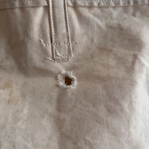 AROUND 60's "PFP" STENCIL CANVAS TOTE BAG
