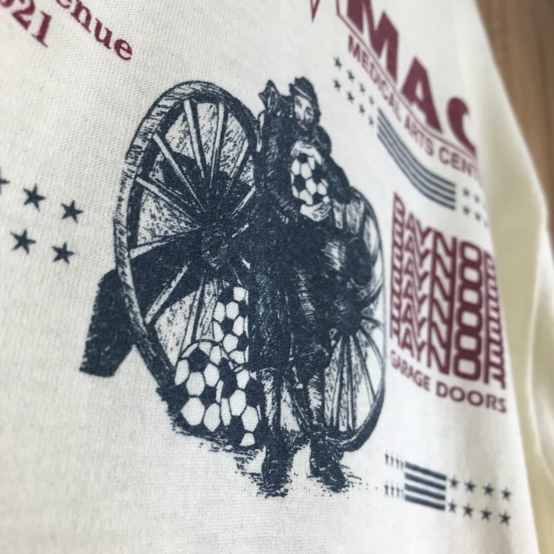 極希少 90s Van Gogh “カラスのいる麦畑” ゴッホ Tee