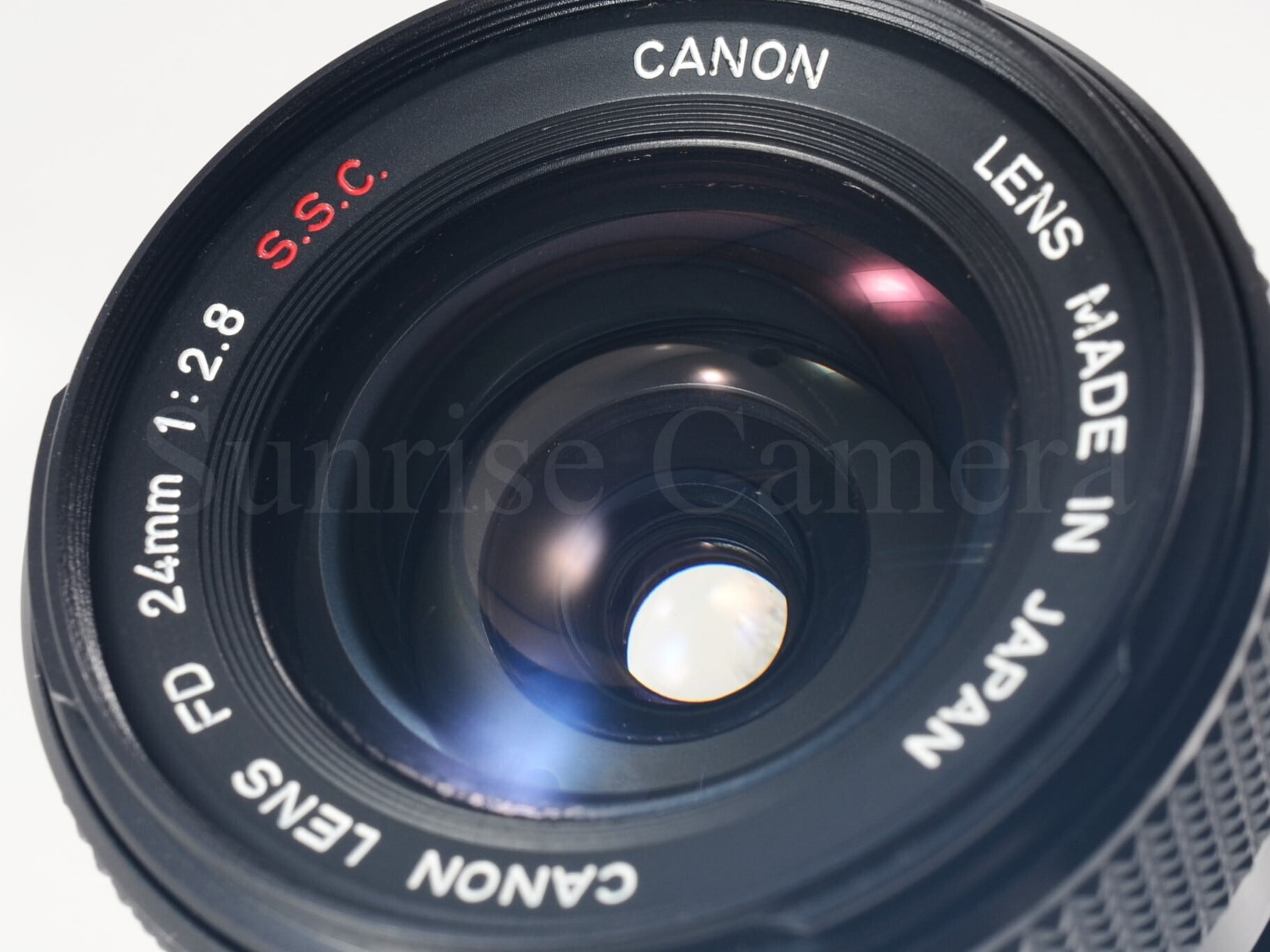 整備品Canon FD 24mm f2.8 s.s.c 単焦点広角　◯印 整備品Canon FD 24mm f2.8 s.s.c 単焦点広角◯印