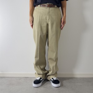 80s Dickies 874 work pants "made in USA" beige [W31L31相当] 古着