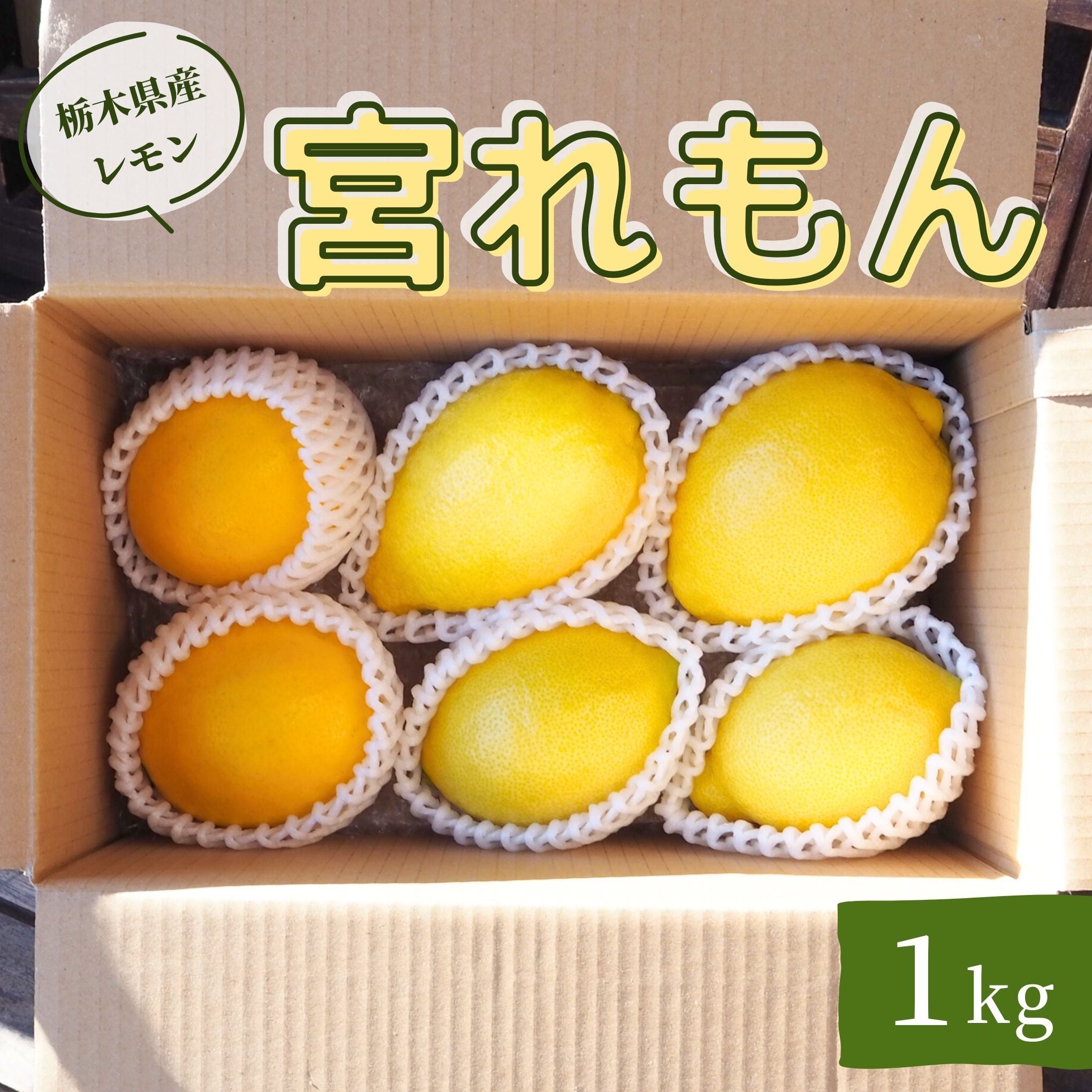 宮れもん』 1箱1kg | ことぶきファーム｜産直通販「あるよ」応援