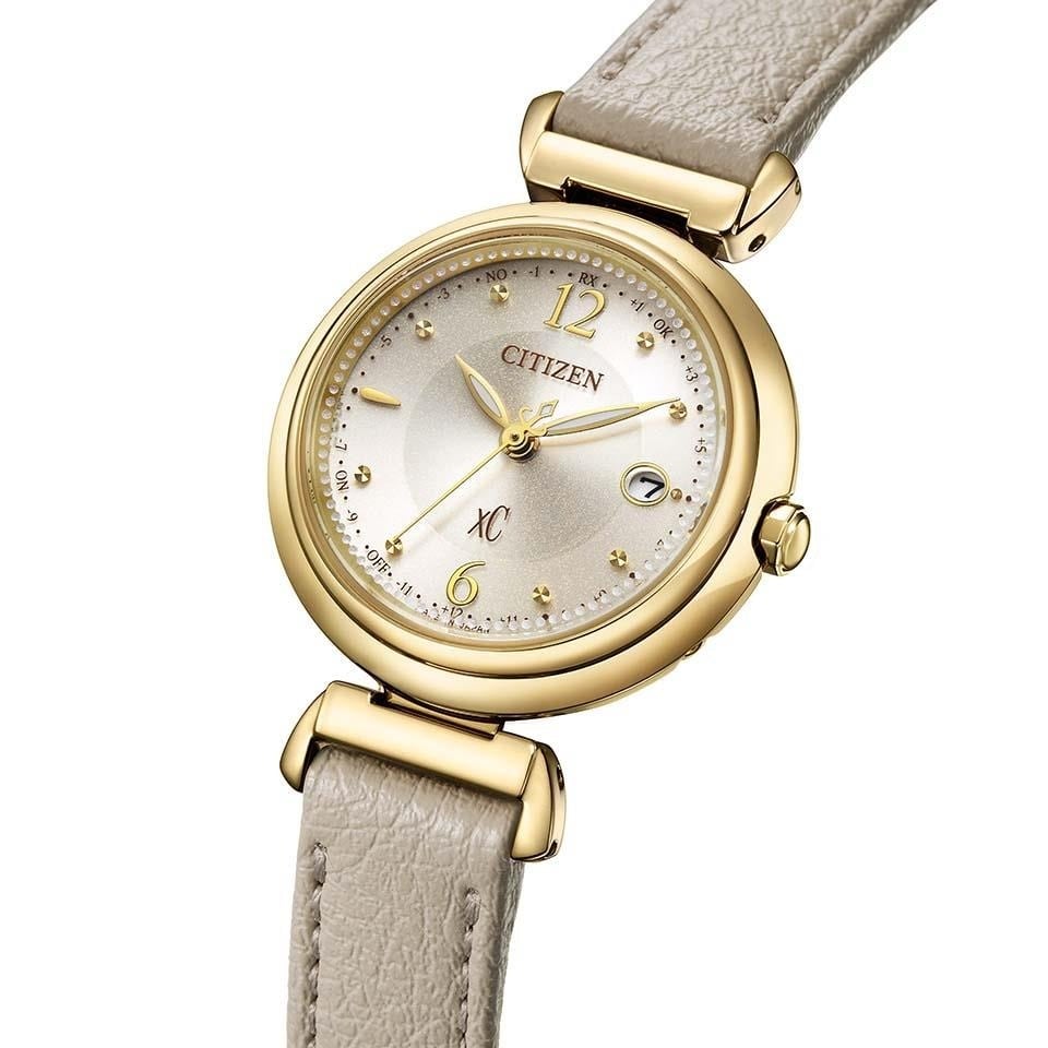 CITIZEN xC シチズン クロスシー mizu collection エコドライブ 電波時計 スーパーチタニウム レディース腕時計 ES9463-04A