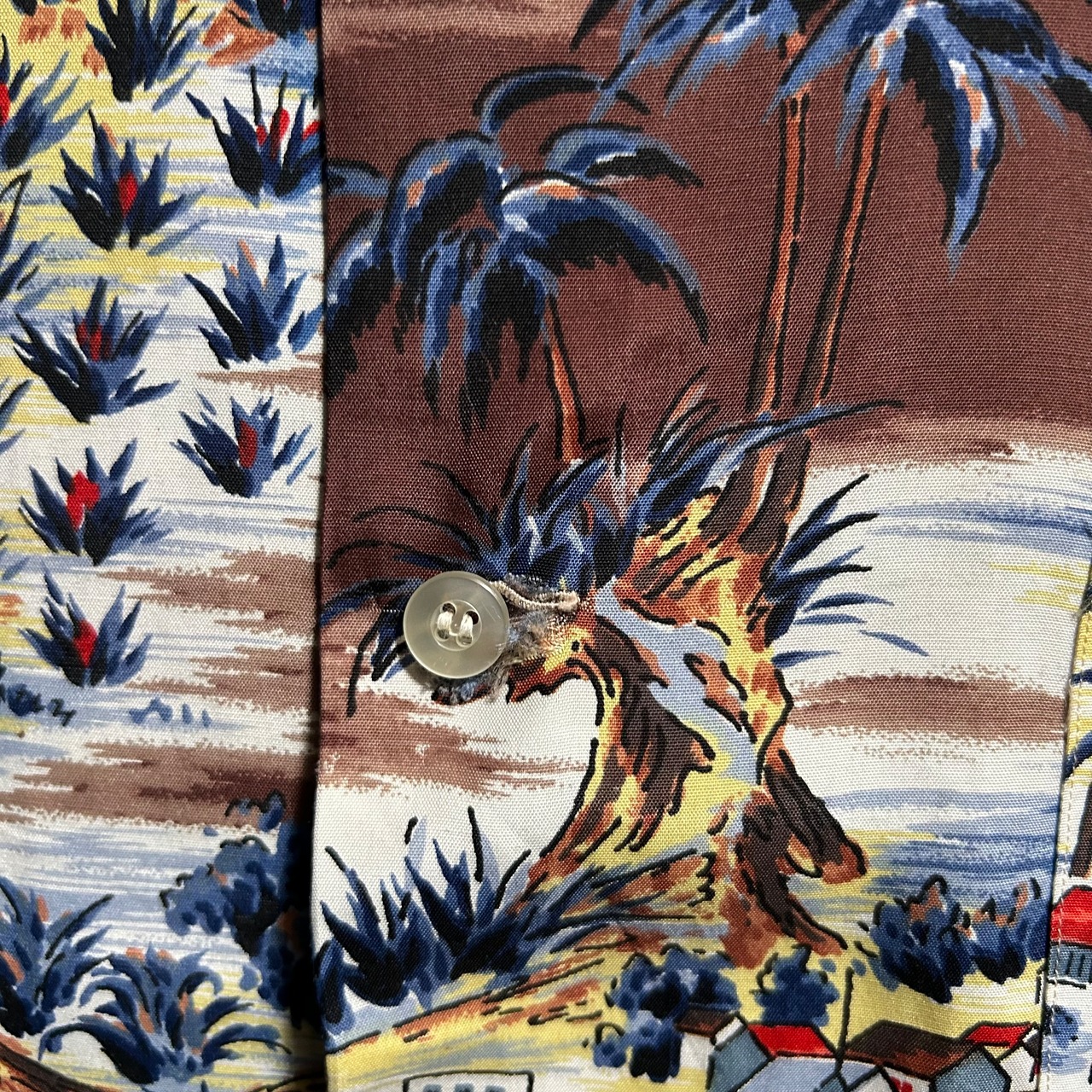 60s penneys ペニーズ アロハシャツ 日本製 レーヨン製 ブラウン  