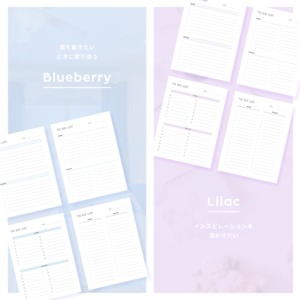 ToDoリスト┊︎6色&4種類セット┊︎タスク管理┊︎やることリスト