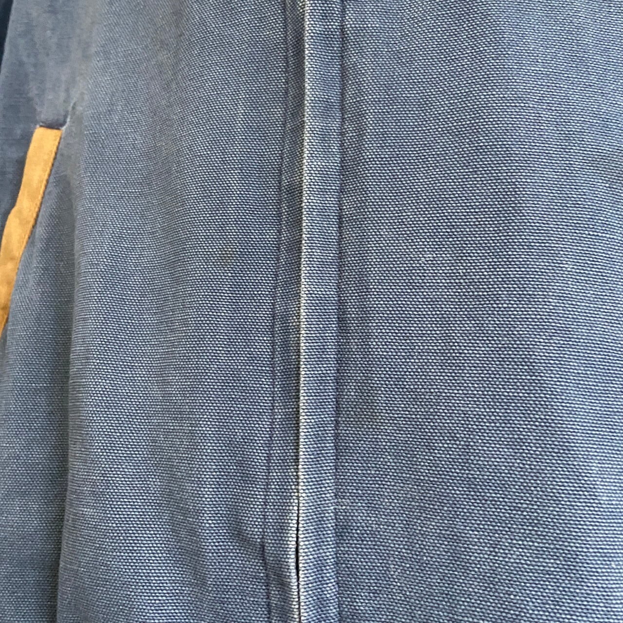 90s USA製 Dunbrooke 企業ロゴ 刺繍 デニムスタジャン メンズL 90s USA製 Dunbrooke 企業ロゴ 刺繍 デニムスタジャン メンズL