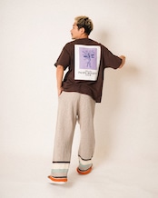 【#Re:room】BOUQUET BACK PRINT COLOR T-SHIRTS［REC895］