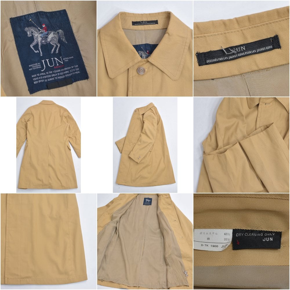 70~80s JUN オールド・ジュン バルマカンコート ステンカラー 70~80s JUN オールド・ジュン バルマカンコート ステンカラー