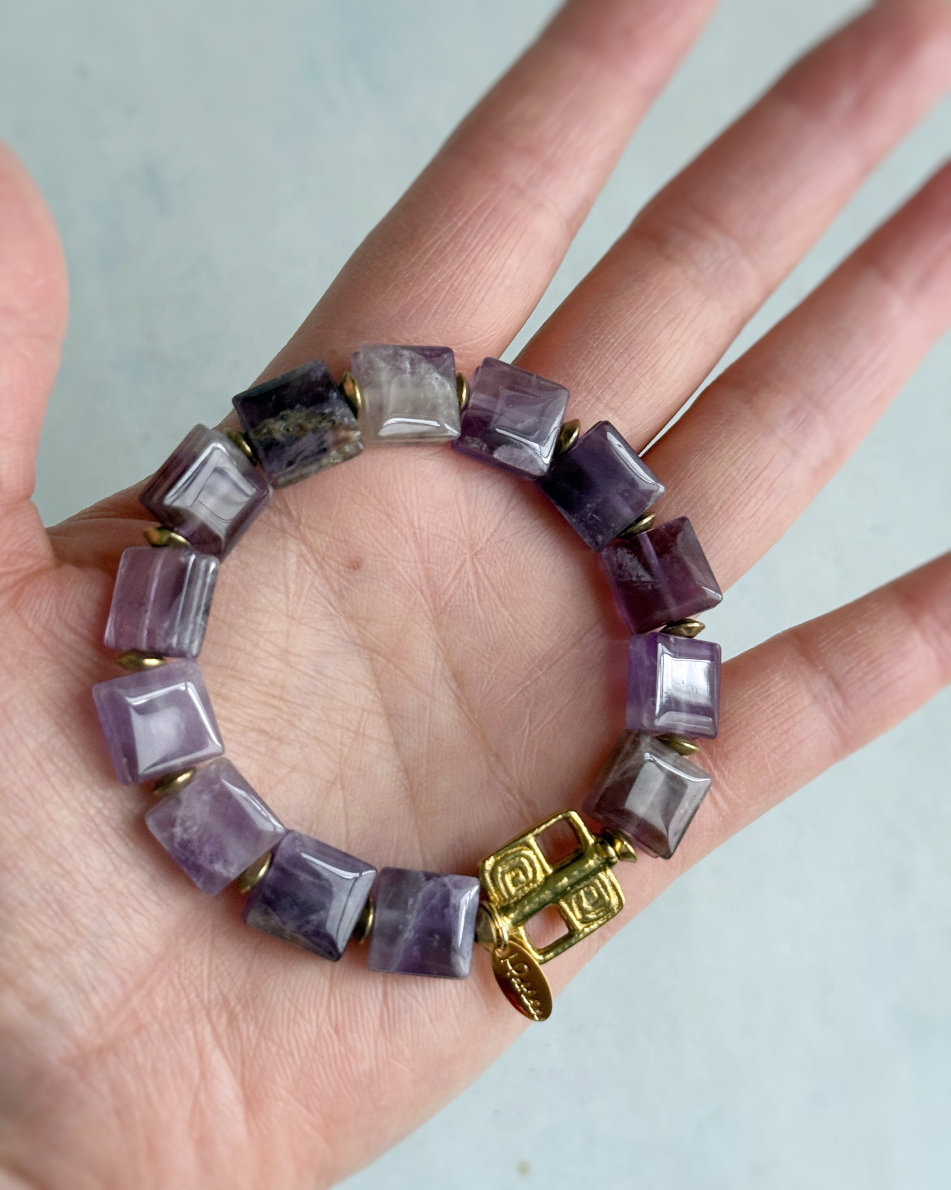 tumble bracelet(アメジスト)