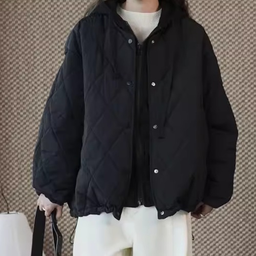 キルティングフーディージャケット ・20590