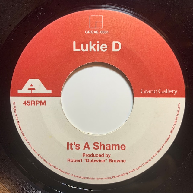 Lukie D / Pam Hall – It's A Shame / I Believe In Miracles
