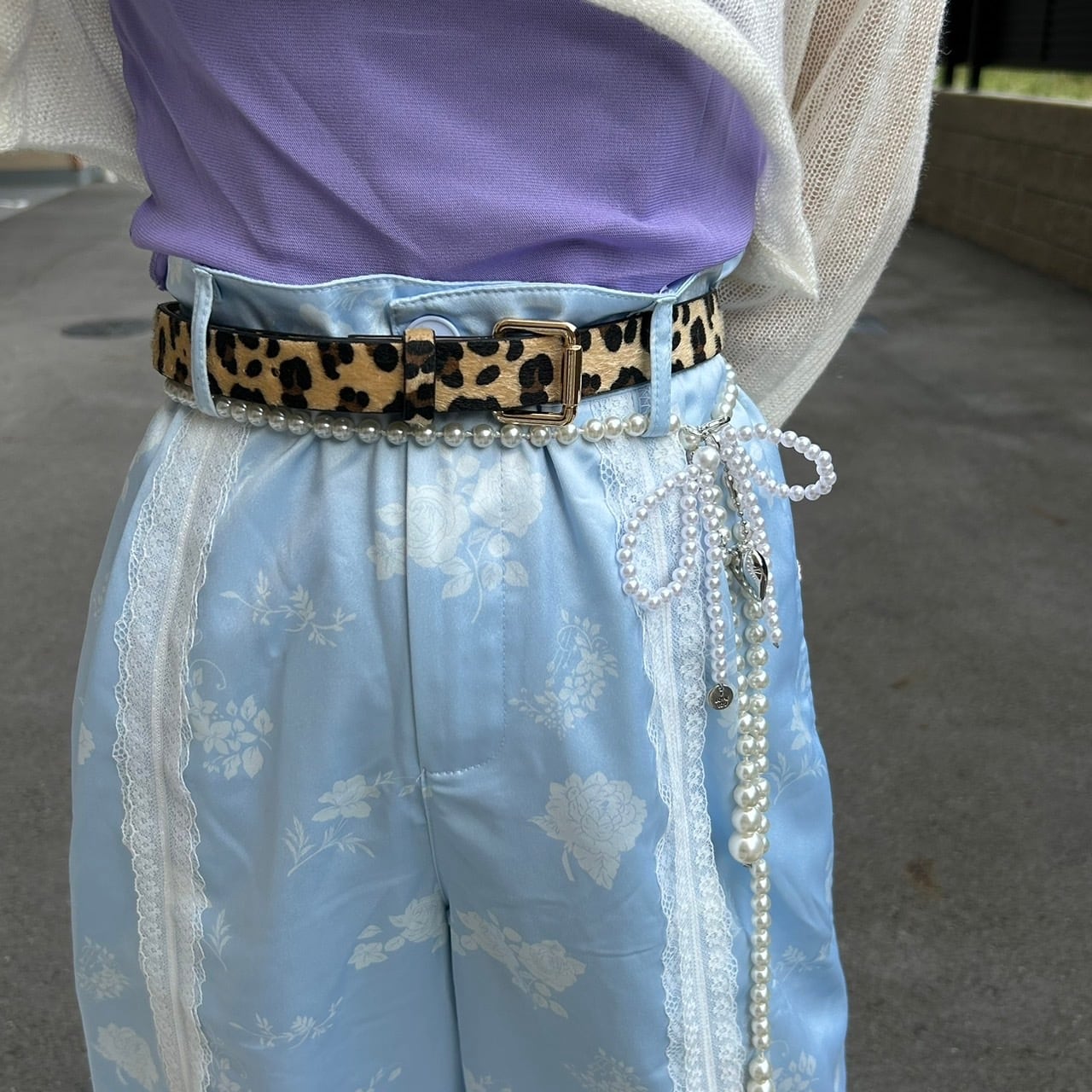 パールリボンベルト_LN02843 | lanan(ラナン)