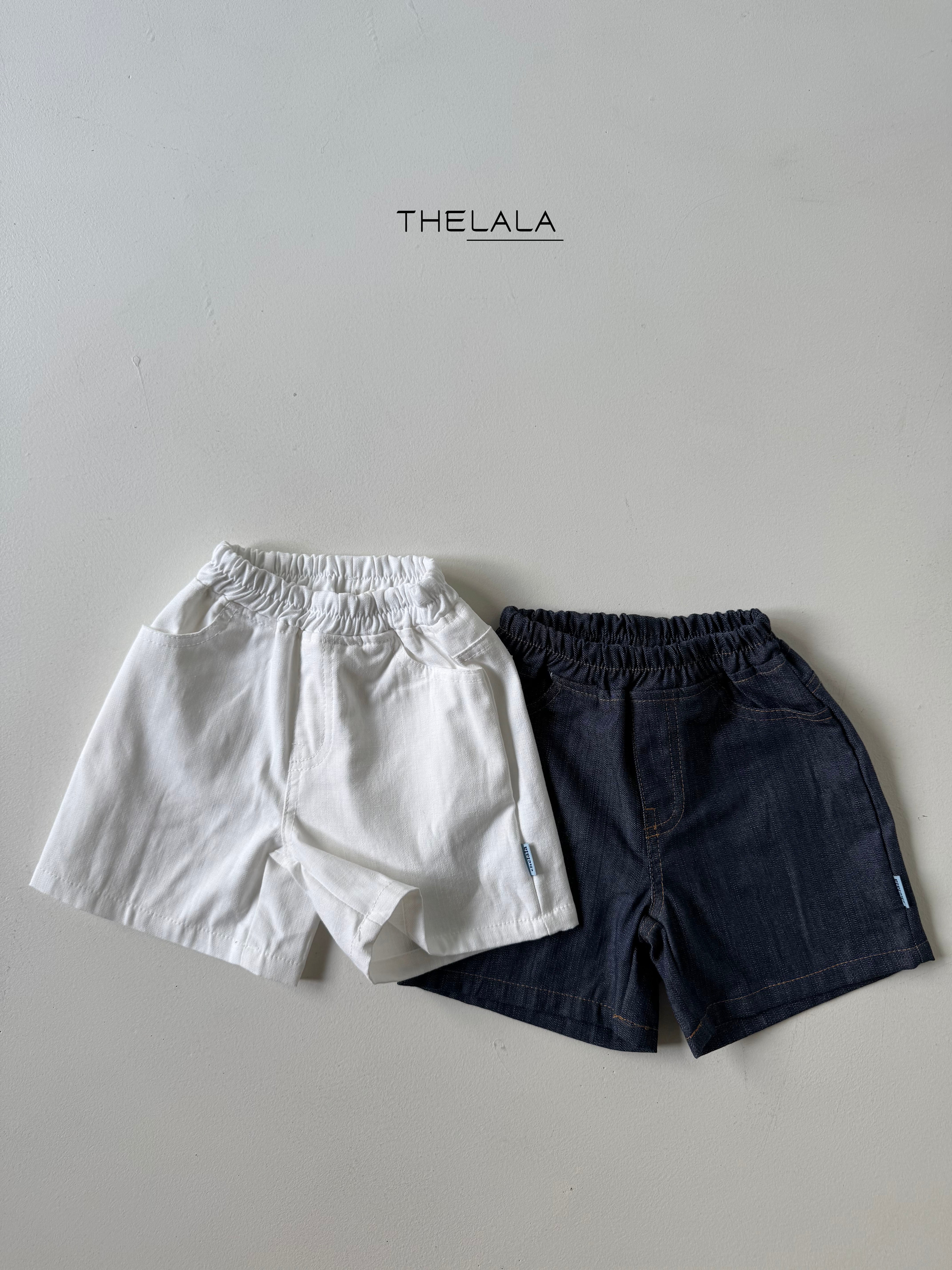 indigo pants【the lala】※7月中旬〜下旬発送予定