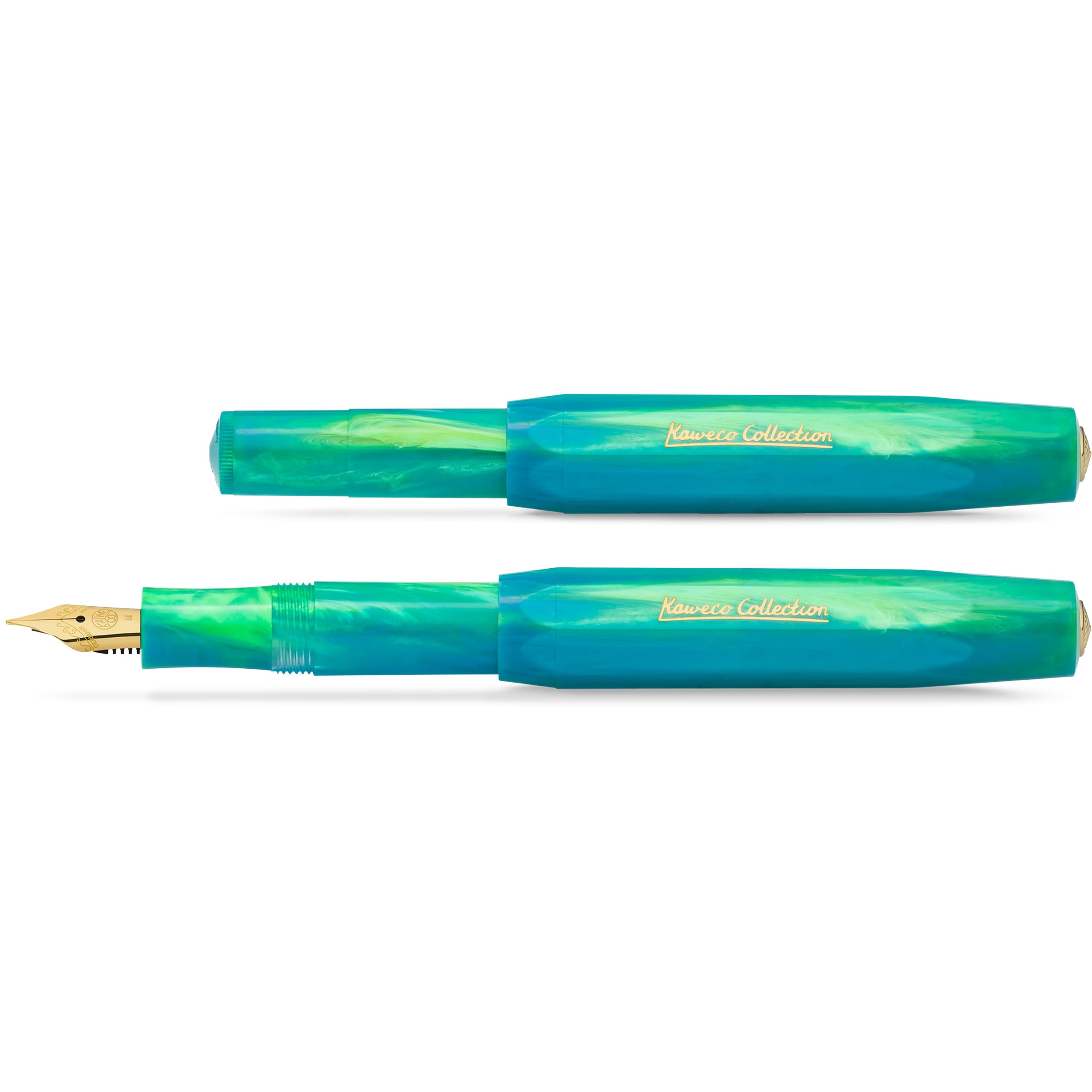 KAWECO/カヴェコ】KAWECO COLLECTION 万年筆 Marble Ocean (F/細字