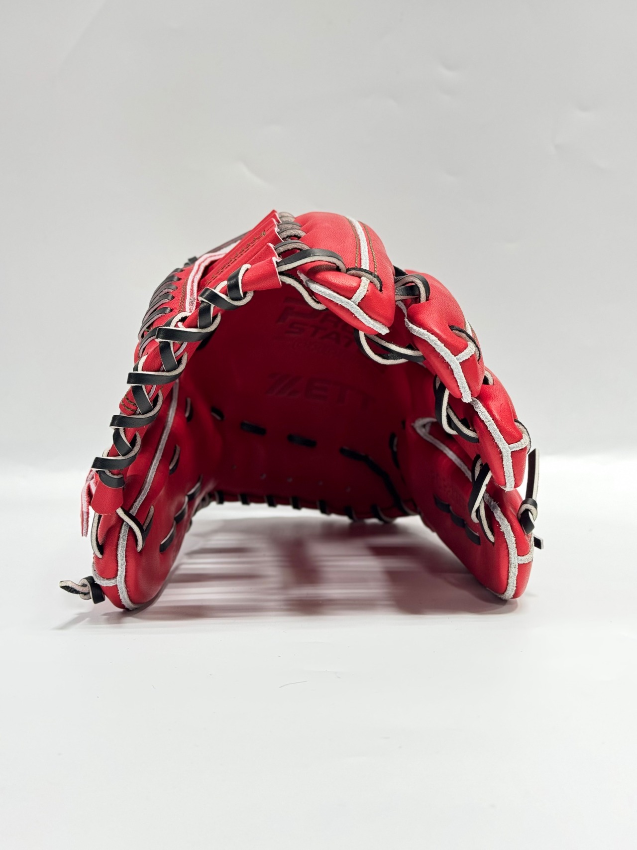 ZETT PROSTATUSーゼットプロステイタス michii supreme order 硬式グローブ ゼットミチイオリジナルグラブ 右投げ用 277型 佐野モデル レッド×ブラック 84・画像6