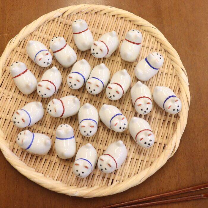 波佐見焼 箸置き 犬 Hasami-yaki Chopstick rest Dog #428 | 和食器の
