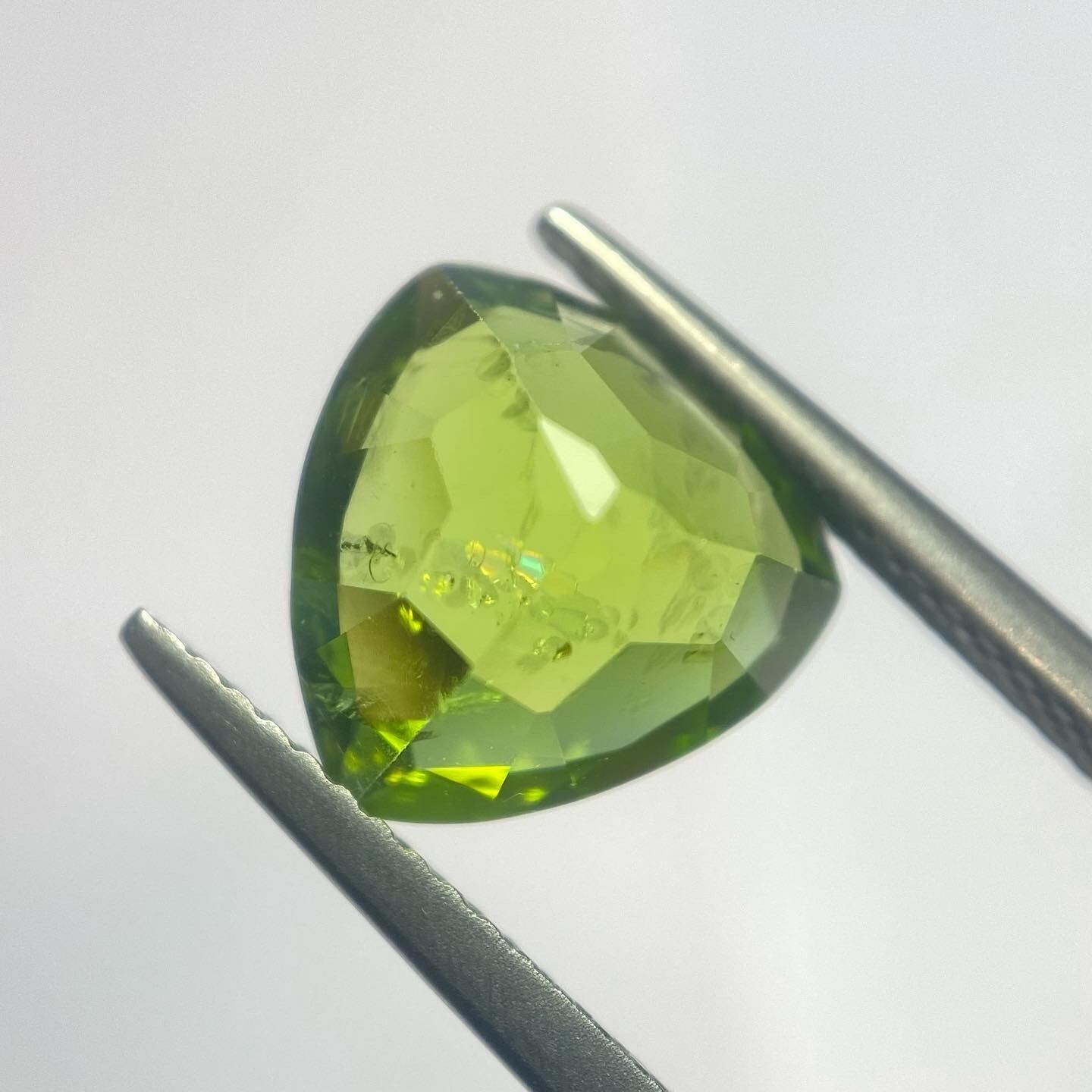 蓮の葉生える太陽の石 リリーパッドペリドット