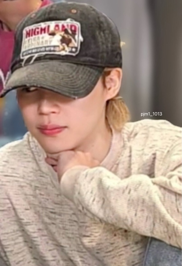 ★BTS ジミン 着用！！【PLATEAU】HIGH EA DENIM CAP BLACK