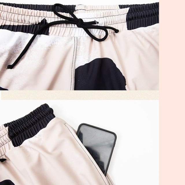 予約販売】水着 カップル水着 3点セット UPF50+ ペアルック メンズ