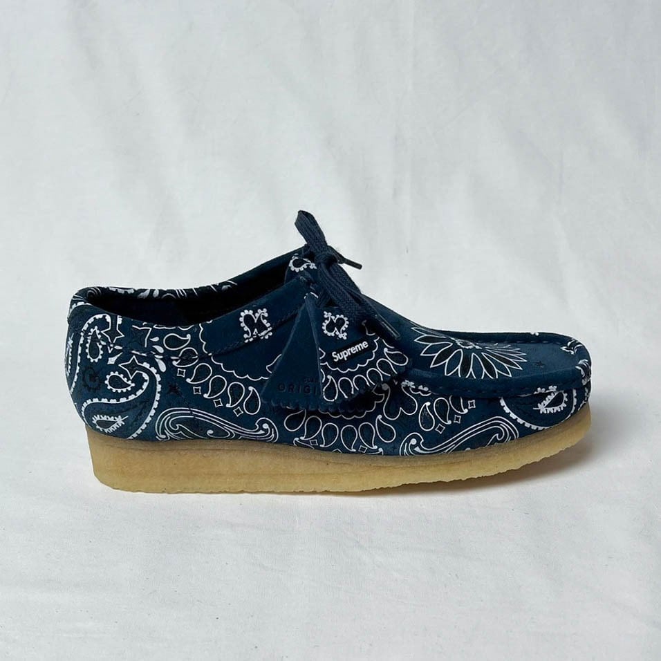 NEW] Clarks×Supreme 別注 BANDANA WALLABEE シュプリーム クラークス
