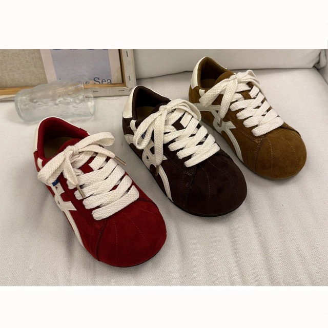 クラシッククロスラインローカットスニーカー 3col   R01552