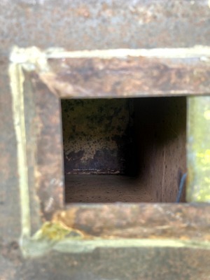 レトロなブリキ缶　(古道具)