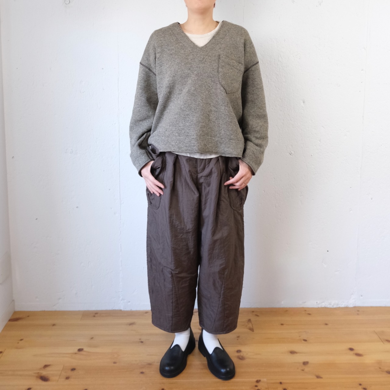 ASEEDONCLÖUD(アシードンクラウド)P.E. trousers ナイロン ワークパンツ