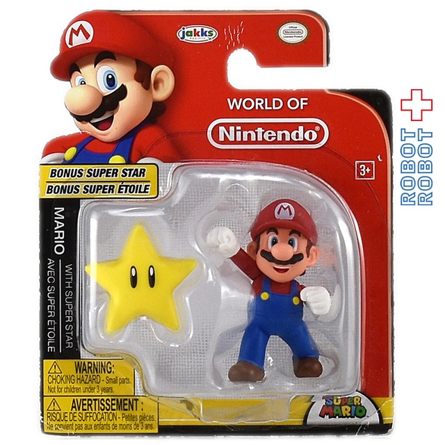 ワールドオブニンテンドー マリオ With スーパースター 2 5インチ アクションフィギュア Robotrobot
