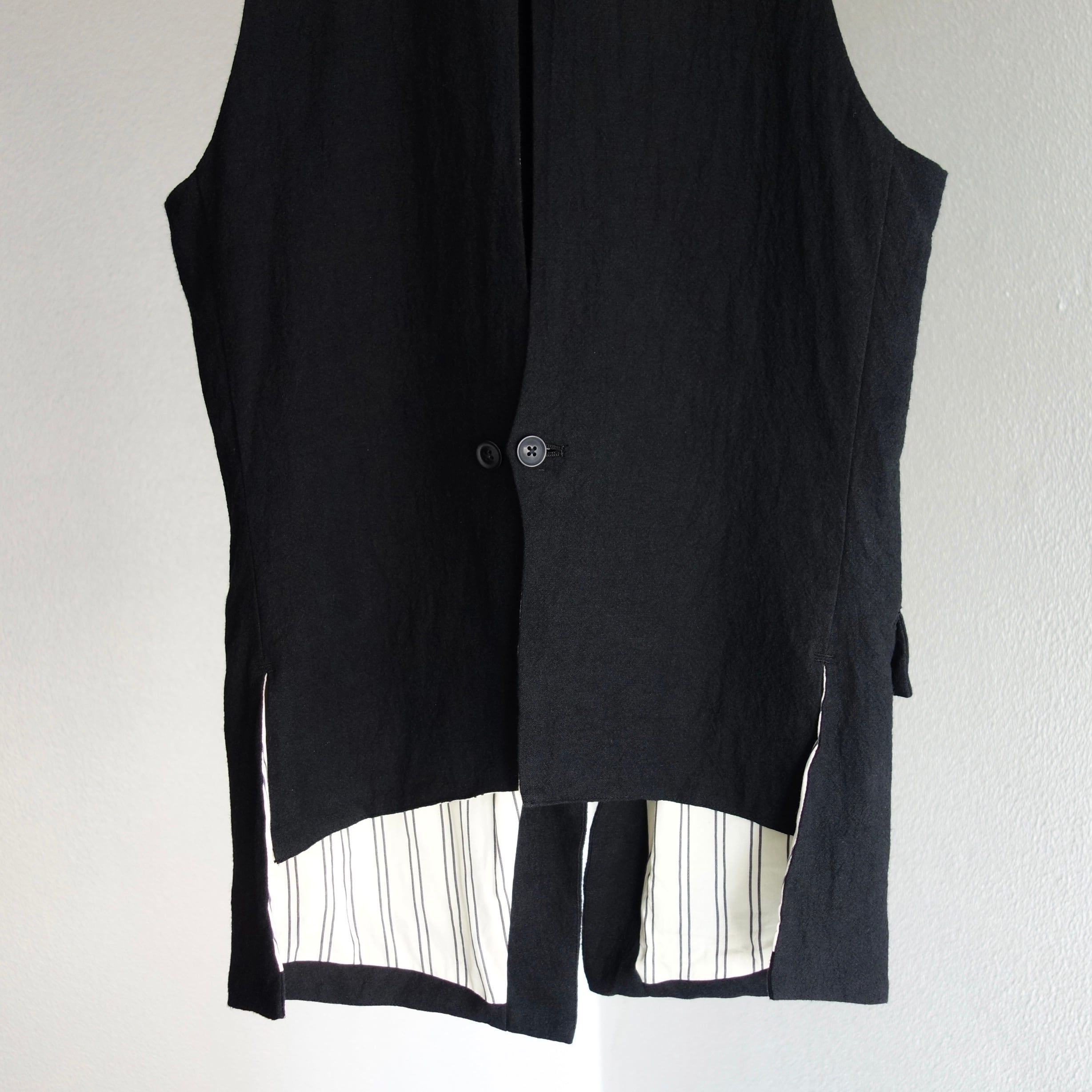 habit à la française gilet / française black | ATELIER GARDENIA