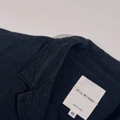 リネン100% STILL BY HAND スティルバイハンド リネン シャツ ジャケット 48/ネイビー系 メンズ
